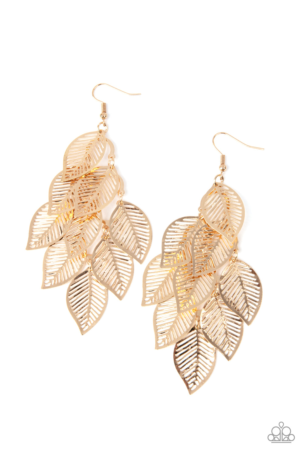 Limitless Leafy copper earring