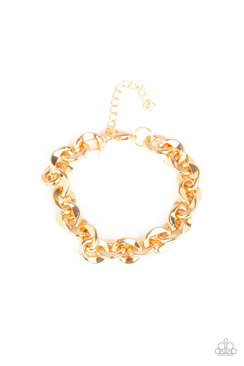 Step It Up Gold Urban Bracelet