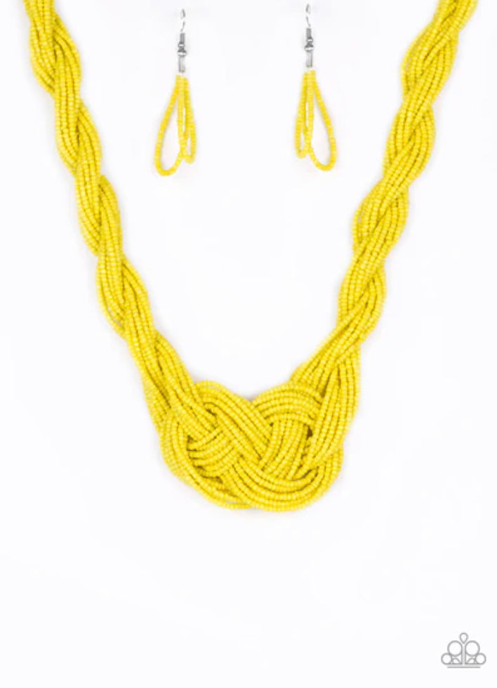 A Standing Ovation Yellow Necklace